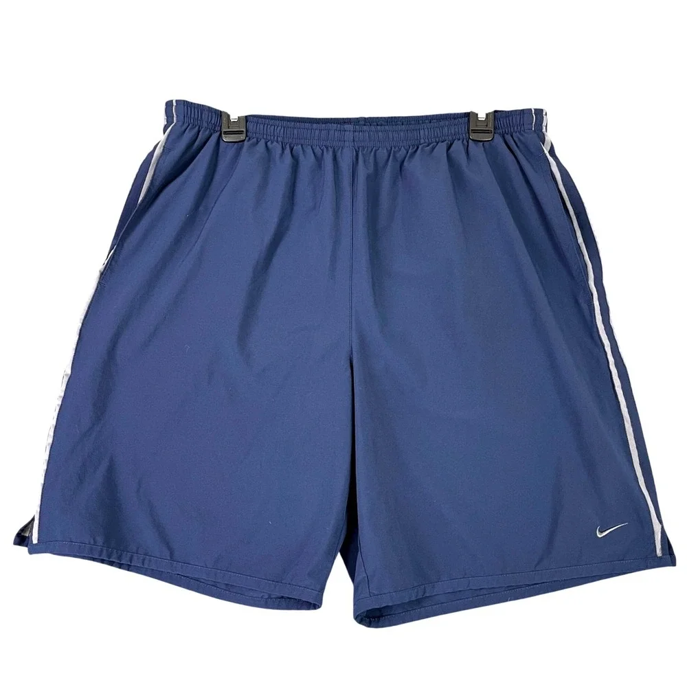 Nike Dri-FIT Athletic Shorts Men XL Elastic Waist Drawstring Pockets Running Gym